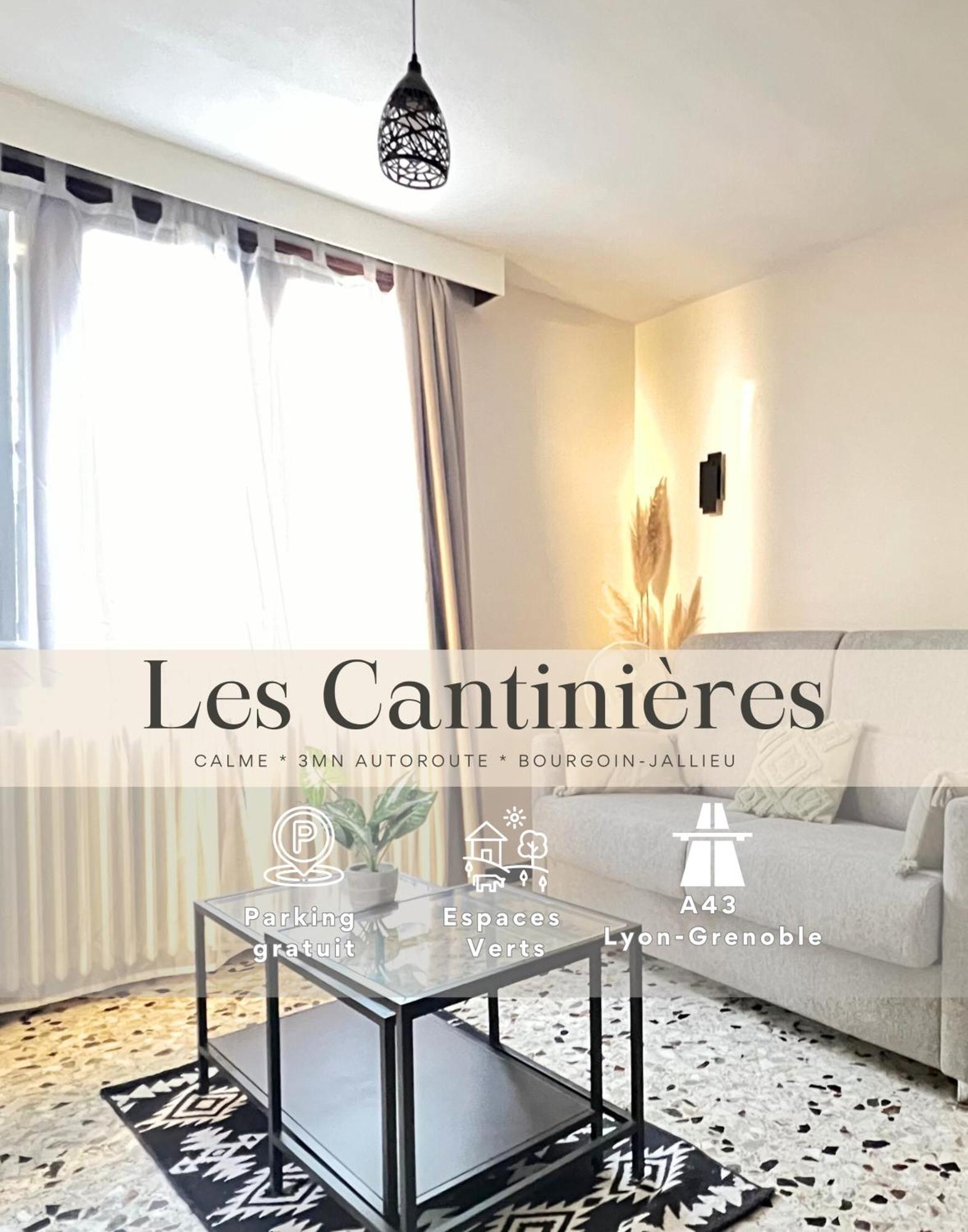 Les Cantinieres - Bourgoin Jallieu - Jardin Prive Ruy-Montceau Екстериор снимка